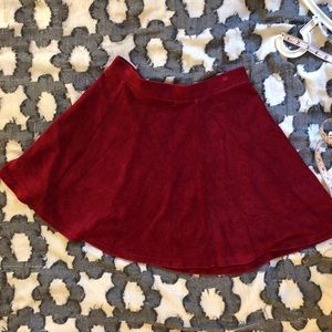 Corduroy circle skirt